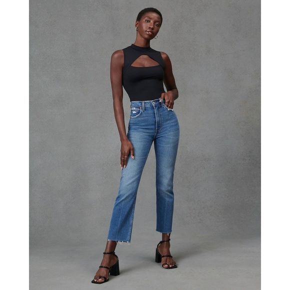 Abercrombie & Fitch Denim - ABERCROMBIE AND FITCH Ultra High Rise Ankle Straight Jeans size 27 4